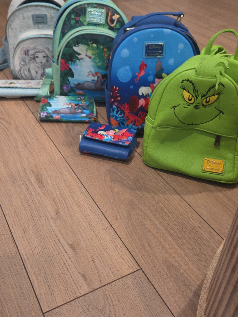 Loungefly Backpack And Wallet Set Of 4 Bundle